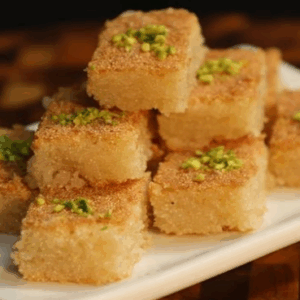 Basbousa (Vegetarian)